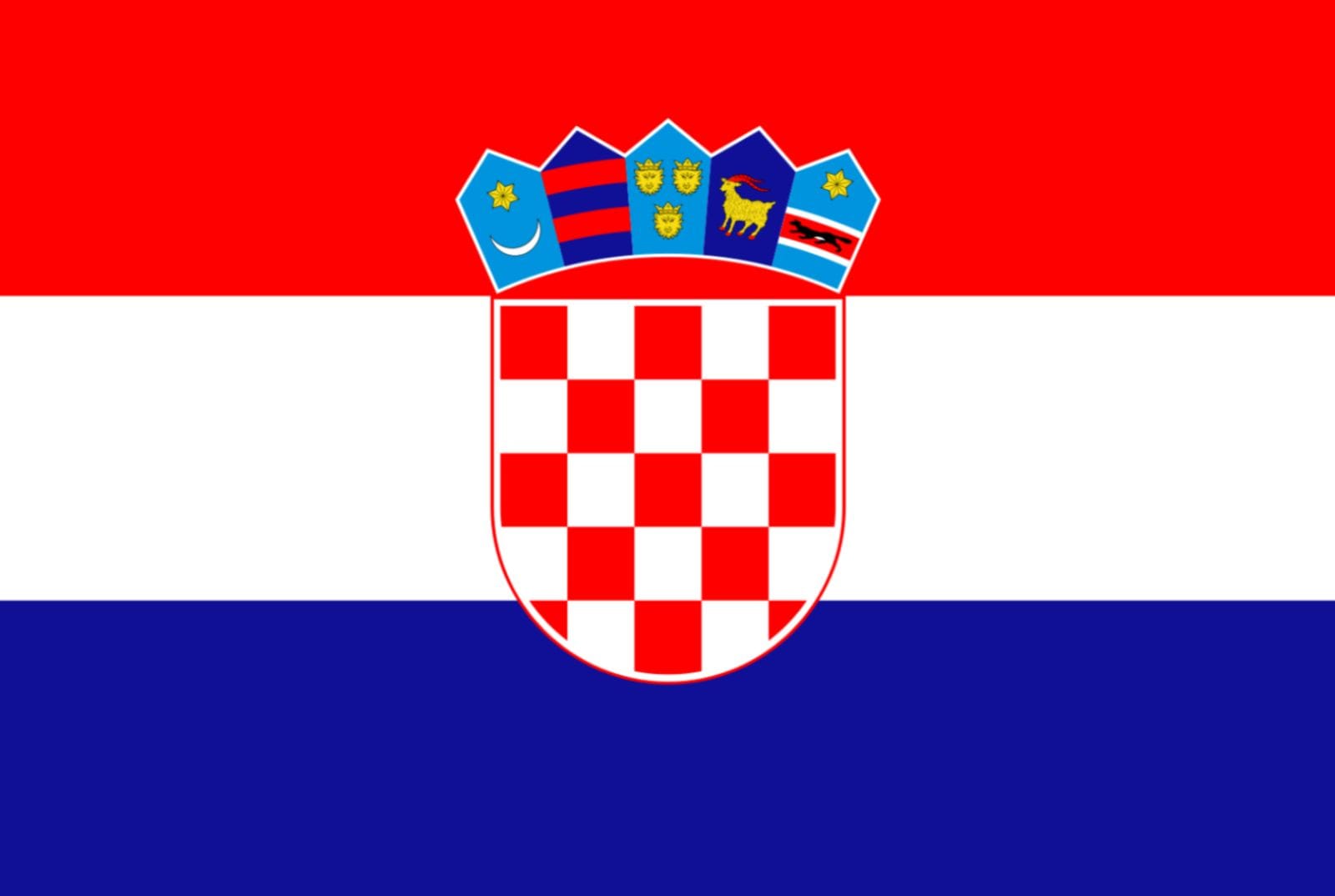 Vlag Kroatië Opzonvakantie